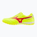 Mizuno Morelia Sala Elite TF Sicherheitsgelb/Feurige Koralle 2/Galaxysilber Herren Fußballschuhe 3