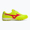 Mizuno Morelia Sala Elite TF Sicherheitsgelb/Feurige Koralle 2/Galaxysilber Herren Fußballschuhe 2