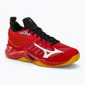 Herren Volleyballschuhe Mizuno Wave Dimension strahlend rot/weiß/karotte curl
