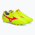 Mizuno Morelia II Pro MD Sicherheitsgelb/Feurige Koralle 2/Galaxysilber Herren Fußballschuhe 4