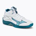 Herren-Volleyballschuhe Mizuno Thunder Blade Z Mid weiß/sailor blau/silber