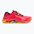Mizuno Wave Lightning Z8 Volleyballschuhe strahlend rot/ weiß/ Karotte curl 2