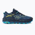 Herren Laufschuhe Mizuno Wave Mujin 10 Kleid blau/scharf grün/Schwimmkappe 2