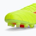 Mizuno Morelia Neo IV Β Elite MD Sicherheitsgelb/Feurige Koralle 2/Galaxysilber Herren Fußballschuhe 9
