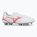 Mizuno Monarcida Neo III Select Jr MD Kinder-Fußballschuhe weiß/radiant rot 2