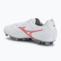 Mizuno Monarcida Neo III Select Jr MD Kinder-Fußballschuhe weiß/radiant rot 3