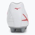 Mizuno Monarcida Neo III Select Jr MD Kinder-Fußballschuhe weiß/radiant rot 6
