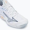 Damen Volleyballschuhe Mizuno Wave Momentum 3 weiß/marine pfingstrose/pfirsich parfait 7