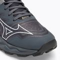 Damen Laufschuhe Mizuno Wave Daichi 8 GTX iron gate/nimbus cloud/schwarz 7