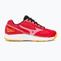 Mizuno Stealth Star 2 Jr Kinderhandballschuhe strahlend rot/weiß/carrot curl 2