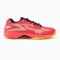 Mizuno Lightning Star Z7 strahlend rot/weiß/karotte curl Kinder Volleyballschuhe 2