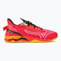 Herren Handballschuhe Mizuno Wave Mirage 5 strahlend rot/weiß/carrot curl 2