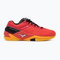 Herren Handballschuhe Mizuno Wave Stealth Neo strahlend rot/weiß/carrot curl 2