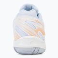 Volleyballschuhe Damen Mizuno Cyclone Speed 4 white/peach parfait/halogen blue 6