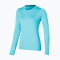 Damen Langarm Mizuno Impulse Core LS Tee blau glühen