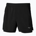 Herren Mizuno Core 5.5" 2IN1 Laufshorts schwarz