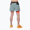 Mizuno ER 5.5 2in1 Blei/Schildkröte Laufshorts für Herren 2