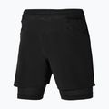 Herren Mizuno ER 5.5" 2IN1 Laufshorts schwarz 2