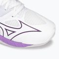 Frauen-Handballschuhe Mizuno Wave Mirage 5 weiß/violett/quince 7