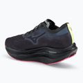 Herren Laufschuhe Mizuno Wave Rebellion Pro 2 schwarz/silber/rosa tetra 3