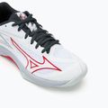 Kinder-Volleyballschuhe Mizuno Lightning Star Z7 weiß/salsa/schwarz 7