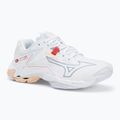 Volleyballschuhe Damen Mizuno Wave Lightning Z8 white/aleutian/cloud pink