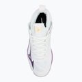 Damen Volleyballschuhe Mizuno Wave Dimension weiß/patricianisch lila/quince 5