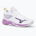 Volleyballschuhe Damen Mizuno Wave Dimension Mid white/patrician purple/quince