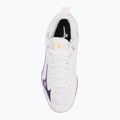 Volleyballschuhe Damen Mizuno Wave Dimension Mid white/patrician purple/quince 5