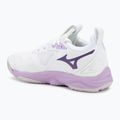 Damen Volleyballschuhe Mizuno Wave Momentum 3 weiß/patrician lila/quince 3