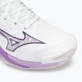 Damen Volleyballschuhe Mizuno Wave Momentum 3 weiß/patrician lila/quince 7