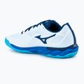 Mizuno Wave Enforce Court CC Tennisschuhe weiß/estate blue/river blue 3