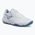 Tennisschuhe Damen Mizuno Wave Enforce Court CC white/ parisian blue/ plein air