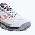 Herren Mizuno Break Shot 4 Padel weiß/salsa/aleutisch Padel Schuh 7