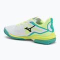 Damen Tennisschuhe Mizuno Wave Exceed Tour 6 CC W weiß/schwarz/mizuno neo lime 3