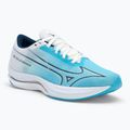 Damen Laufschuhe Mizuno Wave Rebellion Sonic 2 river blau/blau wing teal/weiß