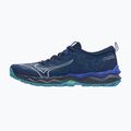 Herren Laufschuhe Mizuno Wave Daichi 8 GTX klassisch blau/weiß/pageant blau 8