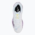 Volleyballschuhe Damen Mizuno Wave Voltage 2 white/patrician purple/quince 5