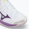 Volleyballschuhe Damen Mizuno Wave Voltage 2 white/patrician purple/quince 7