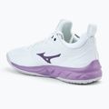 Damen Volleyballschuhe Mizuno Wave Luminous 3 weiß/violett/quince 3