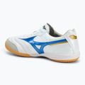 Mizuno Morelia Sala Elite IN Herren Fußballschuhe weiß/laser blau/gold 3
