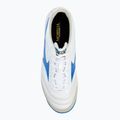 Mizuno Morelia Sala Elite TF Herren Fußballschuhe weiß/laser blau/gold 5