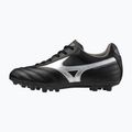 Kinder-Fußballschuhe Mizuno Morelia II Club AG schwarz/galaxysilber/dark shadow