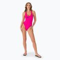 Einteiliger Damen-Badeanzug Nike Logo Tape Crossback rosa NESSC262-672 2