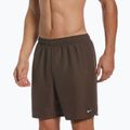 Herren Nike Essential 7" Volley Badeshorts braun NESSA559-046 4