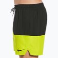 Herren Nike Split 5" Volley Badeshorts schwarz und grün NESSB451-312 7