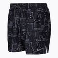 Herren Nike Logo Mashup 5" Volley Badeshorts schwarz NESSC482-001 3