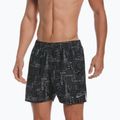 Herren Nike Logo Mashup 5" Volley Badeshorts schwarz NESSC482-001 5