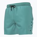 Nike Swoosh Break 5" Volley Badeshorts für Männer, gewaschene blaue Farbe 5