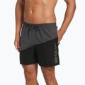 Herren Nike Block Swoosh 5" Volley Badeshorts schwarz NESSC492-001 3